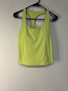 Old Navy Lime green workout top. Size medium